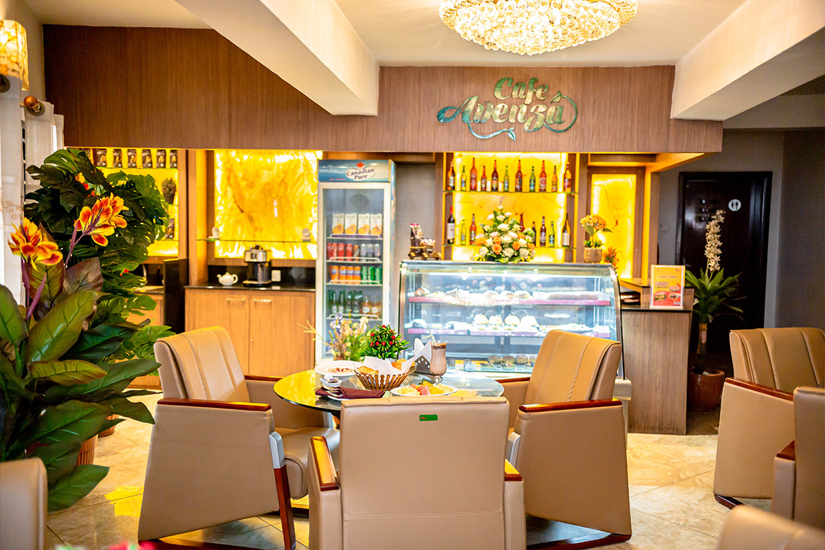 Café Avenza Lobby Lounge at Hotel Lubumbashi